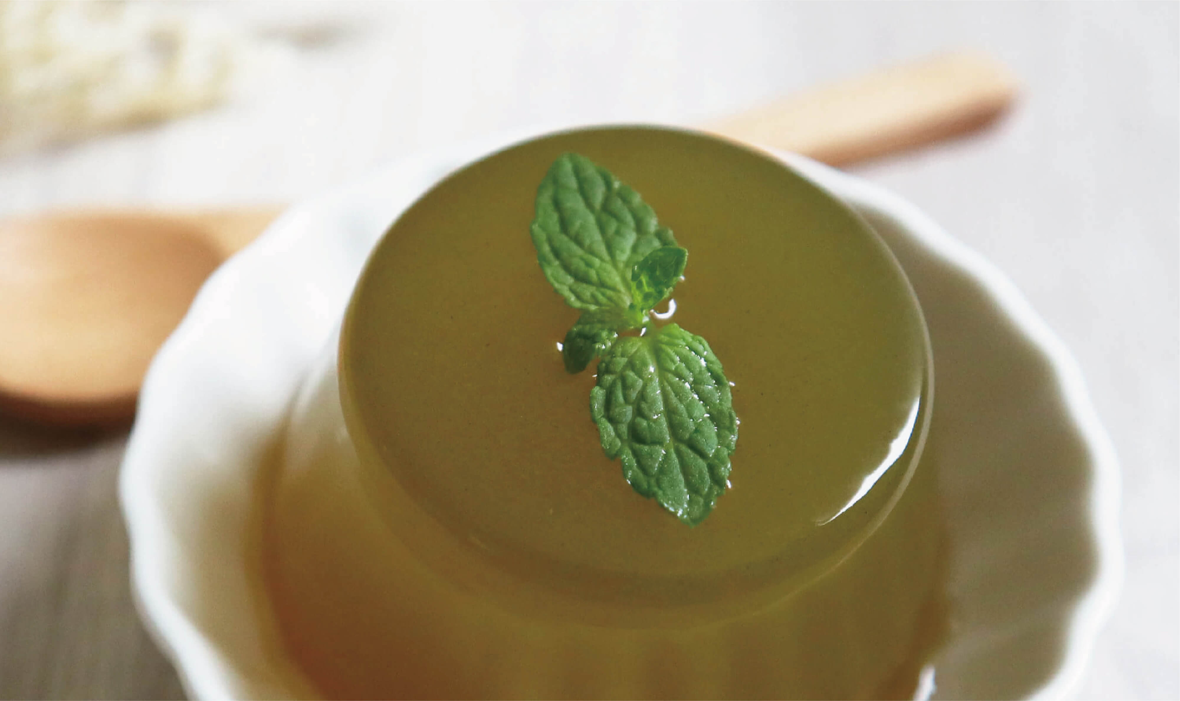 ODM Jasmine Green Tea Jelly Powder Allwin Food Green Tea Jelly